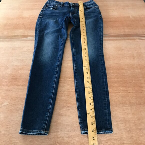 Azul by Moussy Skinny Jeans Women M Blue Mid Rise Medium Wash Stretch Preppy - Picture 5 of 12